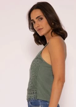 Spitzen-Top, Grün -Sassyclassy SassyClassy spitzen top grun S0207B3134 7