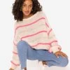 Strickpullover Mit Farbigen Streifen - Hellbeige-pink-hellgrau -Sassyclassy SassyClassy strickpullover mit farbigen streifen hellbeige fuchsia hellgrau S3208P6189 6Ii8QE62wNRkSu
