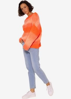 Strickpullover Mit Farbverlauf, Orange -Sassyclassy SassyClassy strickpullover mit farbverlauf orange S3207B6022 1osLxzEVi3Votk
