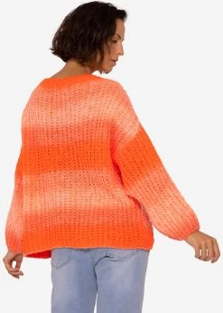 Strickpullover Mit Farbverlauf, Orange -Sassyclassy SassyClassy strickpullover mit farbverlauf orange S3207B6022 5gSnCiekMmS2XG
