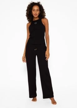 Tank Top Mit Stickerei - Schwarz -Sassyclassy SassyClassy tank top mit stickerei schwarz S3207T6153 17bQFwZ1JMAfxb