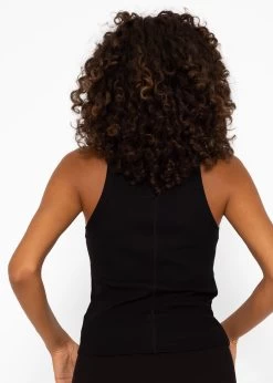 Tank Top Mit Stickerei - Schwarz -Sassyclassy SassyClassy tank top mit stickerei schwarz S3207T6153 5ejF2Z9E6wuAPq