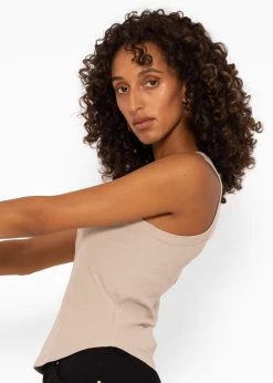 Tank Top Mit Stickerei - Beige -Sassyclassy SassyClassy tank top mit stickerei taupe S3207T6154 8lZMiUcEK1tedZ