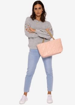 Tasche Mit Kettenhenkel, Rosa -Sassyclassy SassyClassy tasche mit kettenhenkel rosa S2301T456 10