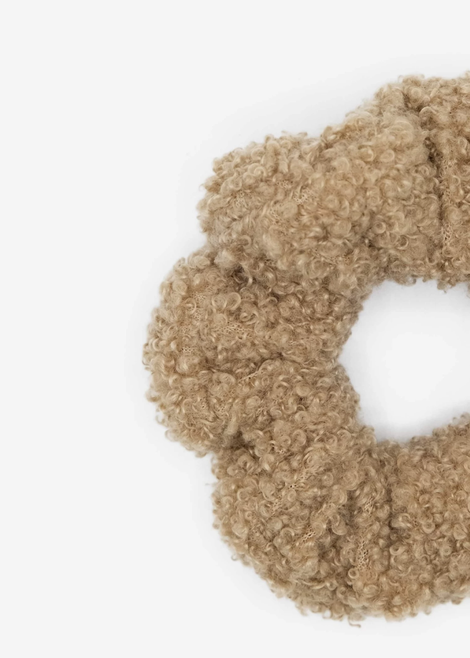 Teddy-Scrunchie - Braun 4 Teddy-Scrunchie - Braun – Bild 2