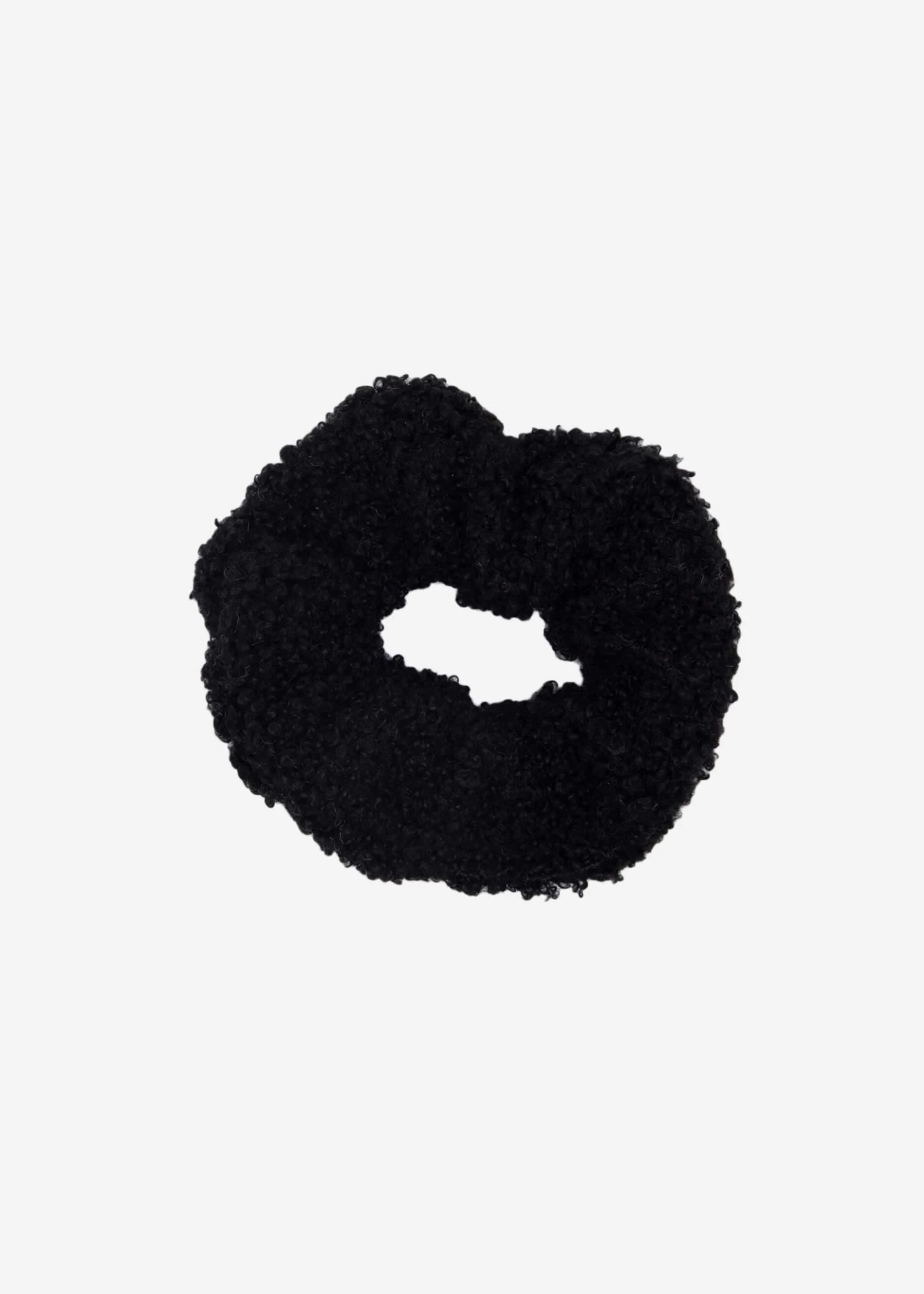 Teddy-Scrunchie - Schwarz 3 Teddy-Scrunchie - Schwarz
