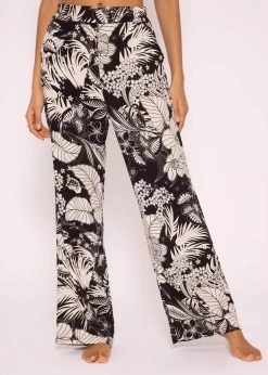 Viskose Hose Mit Print, Schwarz -Sassyclassy SassyClassy viskose hose mit print schwarz S3204B5830 8