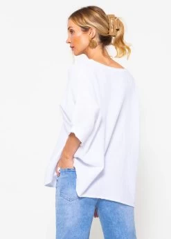Lässiges Musselin Shirt - Weiß -Sassyclassy Sassyclassy Lassiges Musselin Shirt weiss S2207B4870 10bRdKWUFOUyIxw