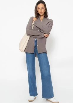 Musselin Bluse Im Regular Fit - Taupe 13 Musselin Bluse Im Regular Fit - Taupe -Sassyclassy Sassyclassy Musselin Bluse im Regular Fit taupe S3208E6166 5