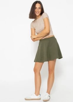 Musselin Rock-Shorts, Khaki 14 Musselin Rock-Shorts, Khaki -Sassyclassy Sassyclassy Musselin Rock Shorts khaki S3203B5650 6