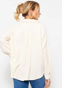 Oversize Musselin Bluse Mit Brusttaschen - Cremeweiß 16 Oversize Musselin Bluse Mit Brusttaschen - Cremeweiß -Sassyclassy Sassyclassy Oversize Musselin Bluse mit Brusttaschen cremeweiss S4203E6862 11X7O4lo52gAgUQ