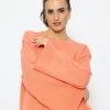 Oversize Pullover Mit Weiten Ärmeln - Lachsorange 2 Oversize Pullover Mit Weiten Ärmeln - Lachsorange -Sassyclassy Sassyclassy Oversize Pullover mit weiten Armeln lachsorange S3211P6708 72BDEaSB18Ll8z