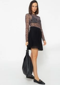 Plissée-Rock Aus Chiffon, Schwarz -Sassyclassy Sassyclassy Plissee Rock aus Chiffon schwarz S0208B3250 3