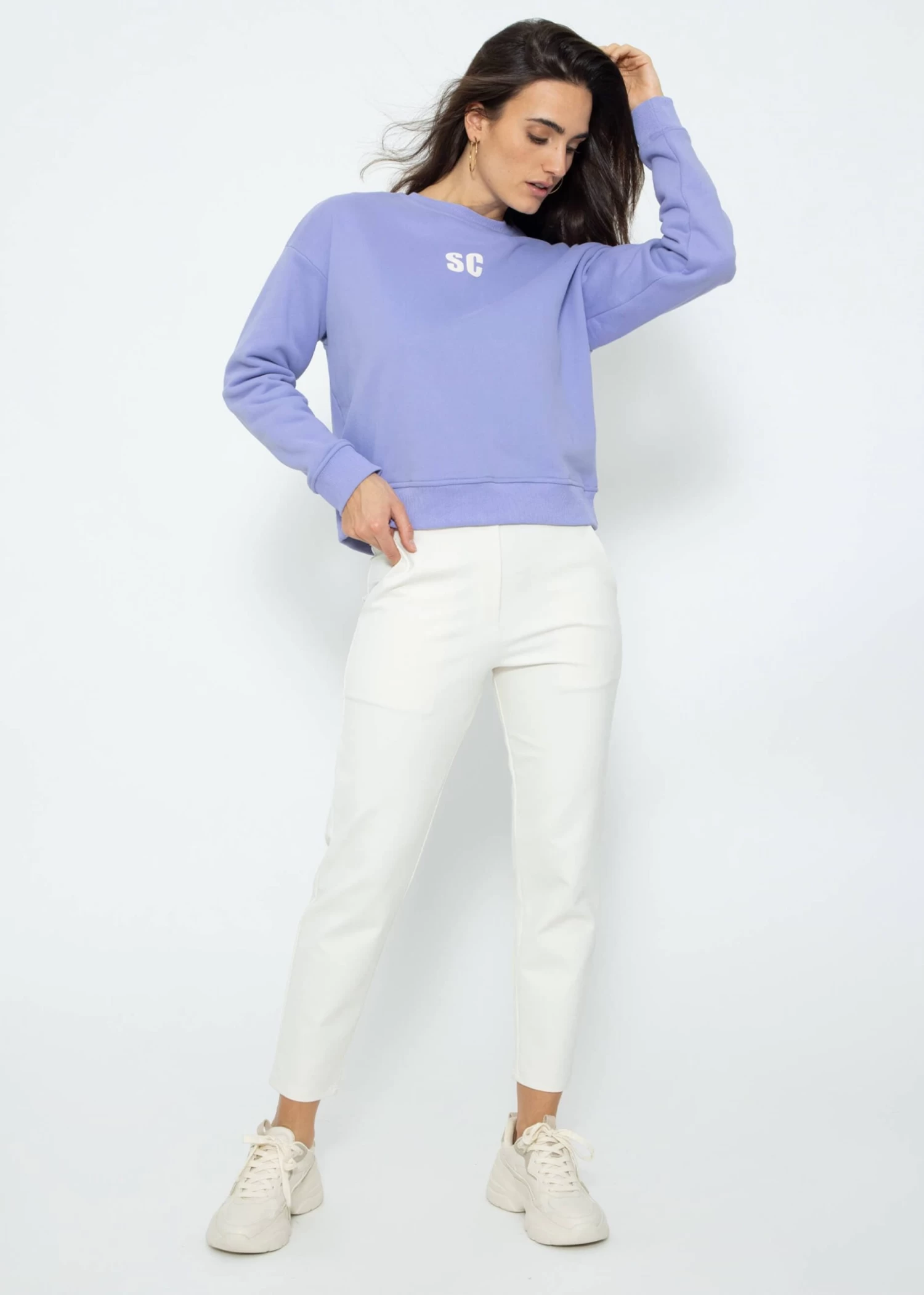 Sweatshirt - Lila 4 Sweatshirt - Lila – Bild 2