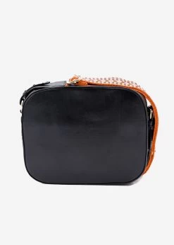 SassyClassy Tasche Mit Gewebtem Schulterriemen, Schwarz
