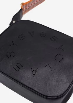 SassyClassy Tasche Mit Gewebtem Schulterriemen, Schwarz -Sassyclassy Sassyclassy Tasche mit gewebtem Schulterriemen schwarz S2204T442 3xWndC3bvBRoYK