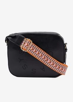 SassyClassy Tasche Mit Gewebtem Schulterriemen, Schwarz -Sassyclassy Sassyclassy Tasche mit gewebtem Schulterriemen schwarz S2204T442 4bZeARIZyD5QXX