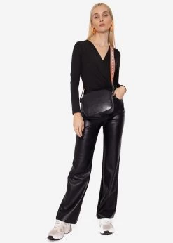 SassyClassy Tasche Mit Gewebtem Schulterriemen, Schwarz -Sassyclassy Sassyclassy Tasche mit gewebtem Schulterriemen schwarz S2204T442 8