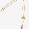 Kombinierte Kette Mit Anhänger Und Muschel, Gold -Sassyclassy Sassyclassy kombinierbare Halskette S2204A1088 2SHK4xRQUbdchM