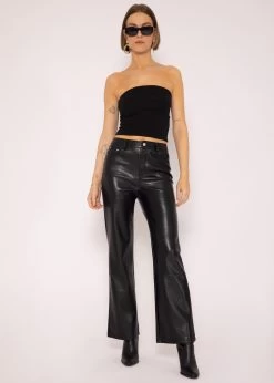 Bandeau Top Mit Struktur, Schwarz 10 Bandeau Top Mit Struktur, Schwarz -Sassyclassy keinenummer1 2