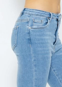 Highwaist Jeans, Hellblau -Sassyclassy sassyclassy Highwaist Jeans hellblau S2205B4761 6hC2bl8EcO17Ww