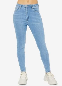 Highwaist Jeans, Hellblau -Sassyclassy sassyclassy Highwaist Jeans hellblau S2205B4761G1HukN89mJTwK