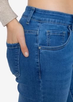 Highwaist Relax Fit Jeans, Mittelblau -Sassyclassy sassyclassy Highwaist Relax Fit Jeans mittelblau S3202B5519 5