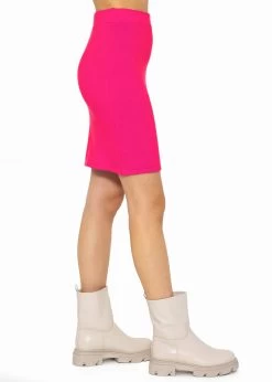 Kurzer Strickrock - Pink 12 Kurzer Strickrock - Pink -Sassyclassy sassyclassy Kurzer Strickrock pink S3208R6207 6