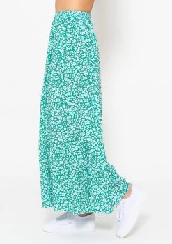 Maxi Rock Mit Print, Türkis 13 Maxi Rock Mit Print, Türkis -Sassyclassy sassyclassy Maxi Rock mit Print turkis S3204B5883 3TPEyL4MLwbEfu