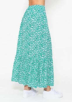 Maxi Rock Mit Print, Türkis 18 Maxi Rock Mit Print, Türkis -Sassyclassy sassyclassy Maxi Rock mit Print turkis S3204B5883 5hF2CAJ3KXbIIx