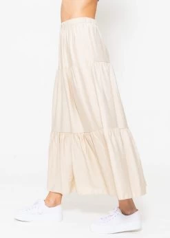 Maxi Volantsrock - Beige 11 Maxi Volantsrock - Beige -Sassyclassy sassyclassy Maxi Volantsrock beige S4203R6903 1V7gw9ECGY1J68