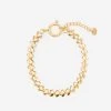 Armband Mit Abgerundeten Gliederelementen - Gold 1 Armband Mit Abgerundeten Gliederelementen - Gold -Sassyclassy sassyclassy armband mit gliederelementen gold S2404AB9070 2