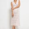 Ärmelloses Strickkleid Mit Strukturmuster - Hellbeige 2 Ärmelloses Strickkleid Mit Strukturmuster - Hellbeige -Sassyclassy sassyclassy armelloses strickkleid mit strukturmuster hellbeige S4203K6943 4
