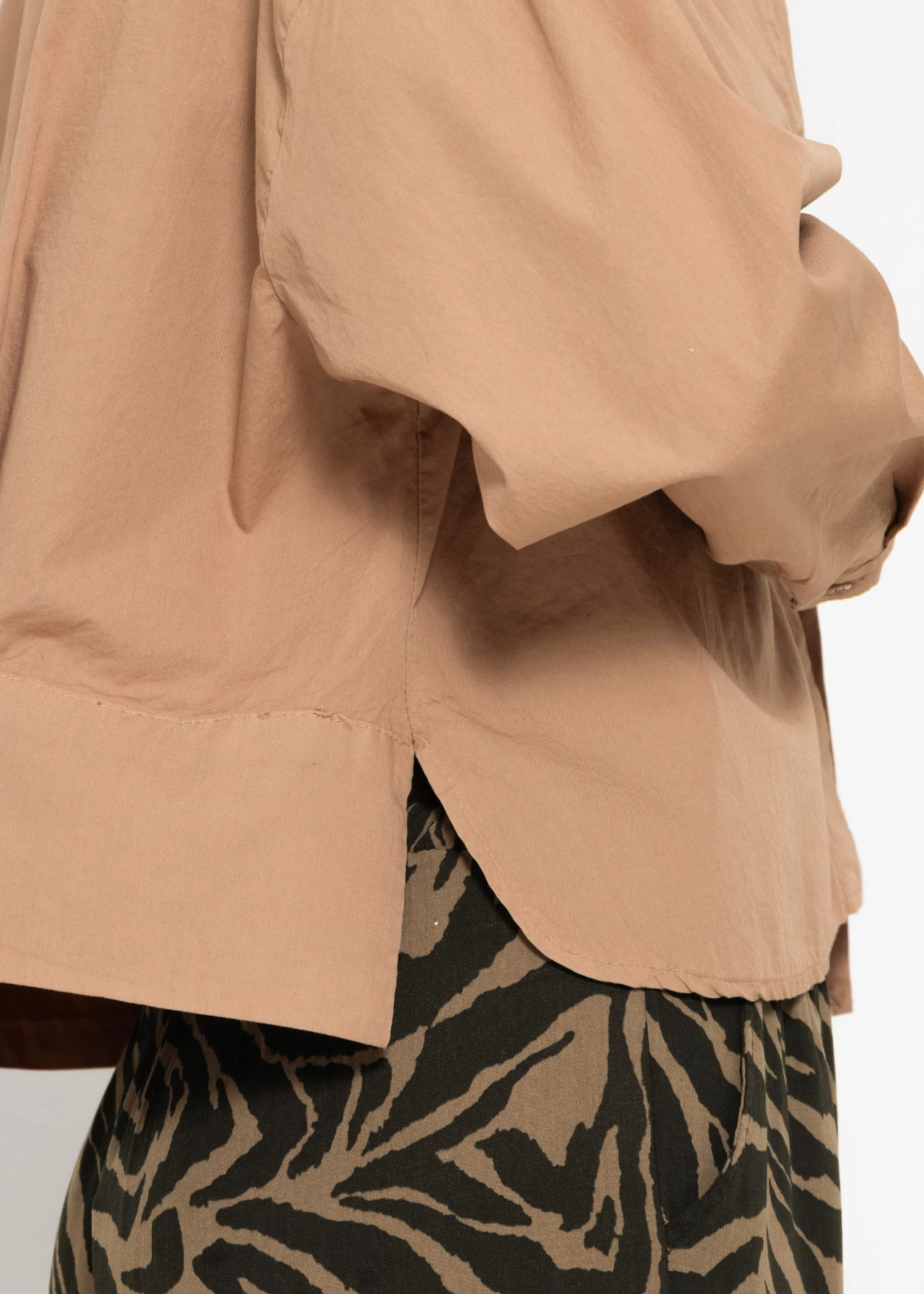 Blusenjacke, Camel 8 Blusenjacke, Camel – Bild 6