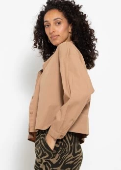 Blusenjacke, Camel 11 Blusenjacke, Camel -Sassyclassy sassyclassy blusenjacke camel S3207B6032 6