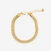 Breites Gliederarmband - Gold 2 Breites Gliederarmband - Gold -Sassyclassy sassyclassy breites gliederarmband gold S2404AB9072 1