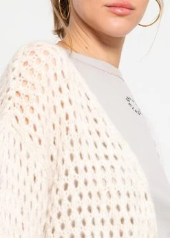 Cardigan In Loch-Strick - Beige -Sassyclassy sassyclassy cardigan in loch strick beige S4203C6979 2