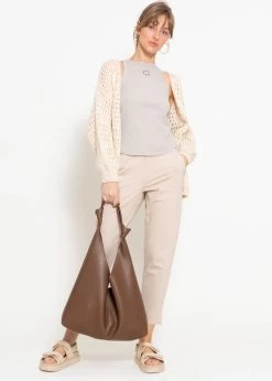 Cardigan In Loch-Strick - Beige -Sassyclassy sassyclassy cardigan in loch strick beige S4203C6979