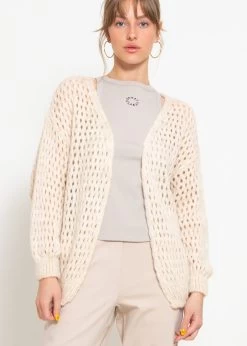 Cardigan In Loch-Strick - Beige -Sassyclassy sassyclassy cardigan in loch strick beige S4203C6979 3