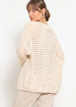 Cardigan In Loch-Strick - Beige -Sassyclassy sassyclassy cardigan in loch strick beige S4203C6979 7
