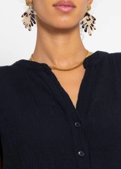 Casual Musselin Jumpsuit - Schwarz -Sassyclassy sassyclassy casual musselin jumpsuit schwarz S4203U6886 2