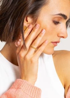 Feiner Ring Mit Lochmuster, Gold 9 Feiner Ring Mit Lochmuster, Gold -Sassyclassy sassyclassy feiner ring mit lochmuster gold S3202A1272