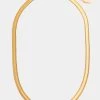 Snake Chain - Gold -Sassyclassy sassyclassy flache snake chain gold S3207A1421 21nzfQ2IBpVI4g