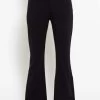 Flare Jersey Pants - Schwarz