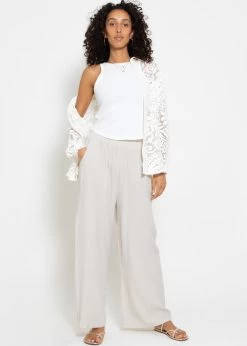 Geripptes Tank Top - Offwhite -Sassyclassy sassyclassy geripptes tank top offwhite S4203T6905 5