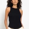 Geripptes Tank Top - Schwarz -Sassyclassy sassyclassy geripptes tank top schwarz S4203T6906