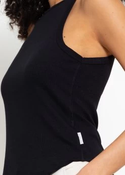 Geripptes Tank Top - Schwarz 13 Geripptes Tank Top - Schwarz -Sassyclassy sassyclassy geripptes tank top schwarz S4203T6906 5