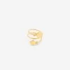 Geschlungener Kleeblatt Ring - Gold -Sassyclassy sassyclassy geschlungener kleeblatt ring gold S2403AR9051 2