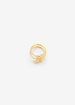 Geschlungener Kleeblatt Ring - Gold -Sassyclassy sassyclassy geschlungener kleeblatt ring gold S2403AR9051XiAAYl0h8LF0l