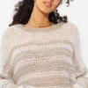Gestreifter Pullover Aus Weichem Grobstrick - Beige-offwhite 1 Gestreifter Pullover Aus Weichem Grobstrick - Beige-offwhite -Sassyclassy sassyclassy gestreifter pullover aus weichem grobstrick beige offwhite S4203P6838 4